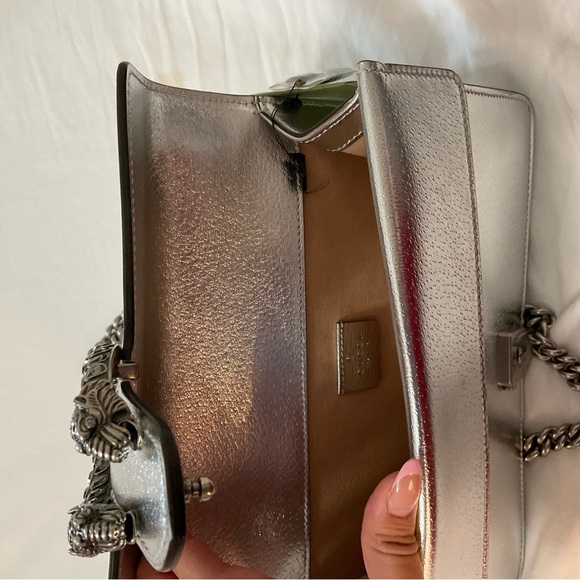 GUCCI pvc Crossbody Bags Metallic Calfskin MM Dionysus Shoulder Bag - Picture 8 of 15